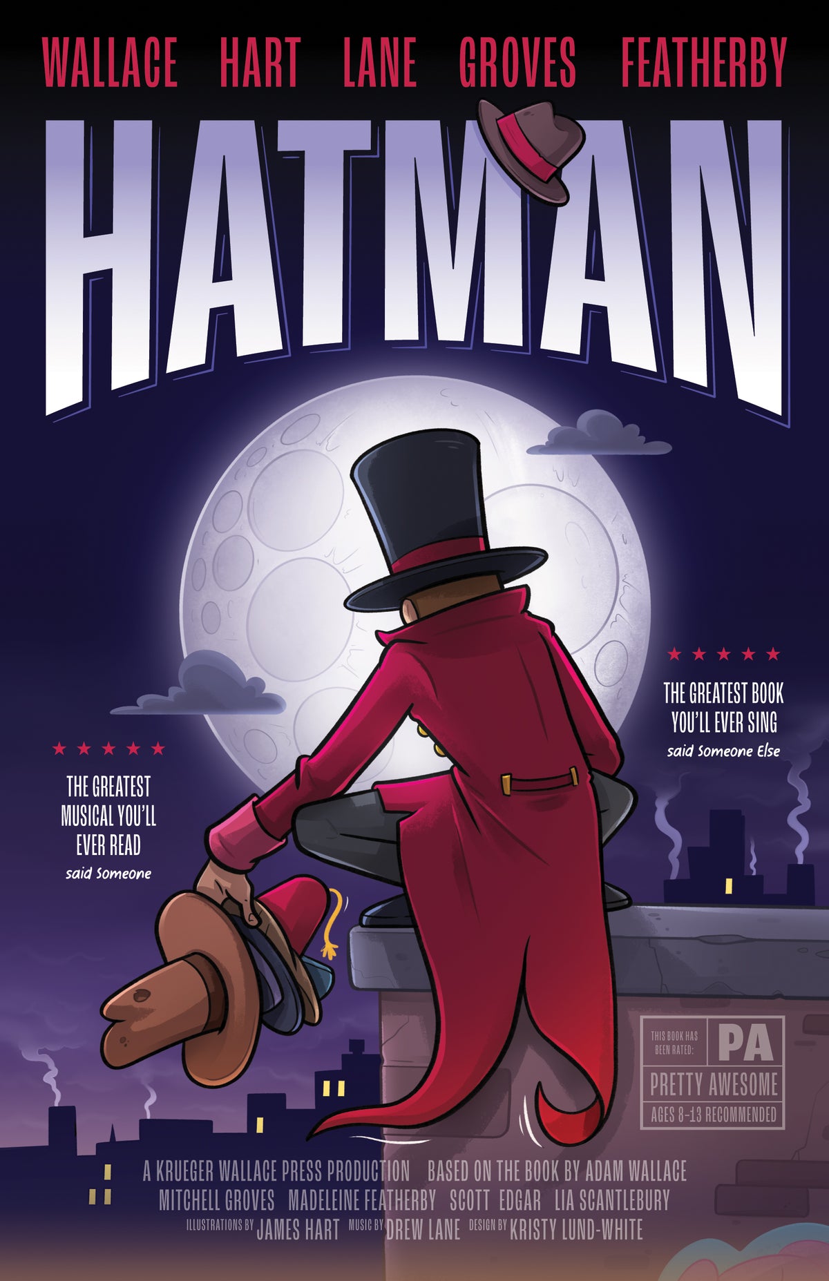 Book cover of HATMAN by Adam Wallace