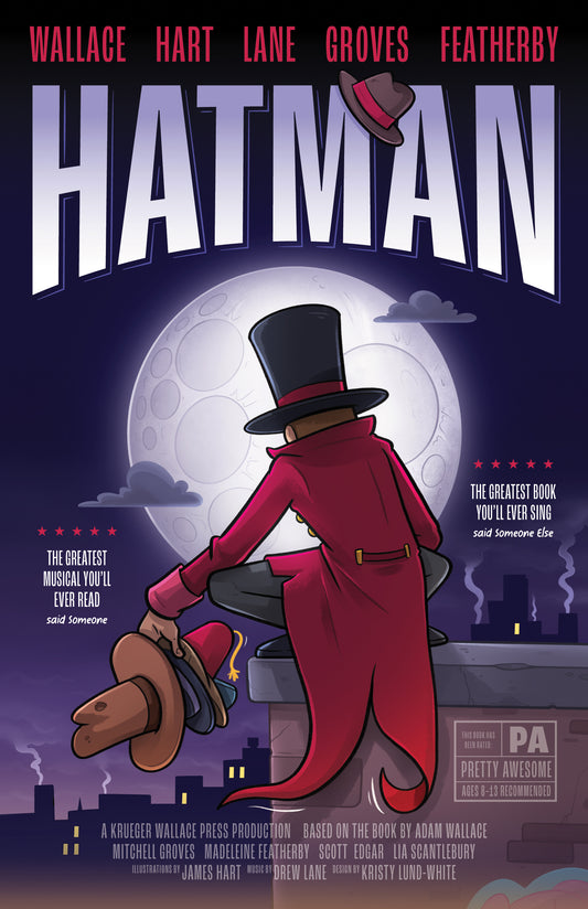 Book cover of HATMAN by Adam Wallace